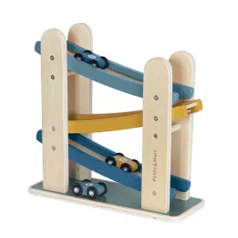 PETITE&MARS Hračka dřevěná závodní dráha Milky Way Wood of Mars 18m+