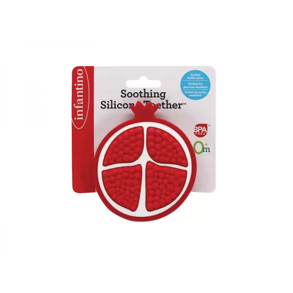 Infantino Kousátko silikonové Granátové jablko