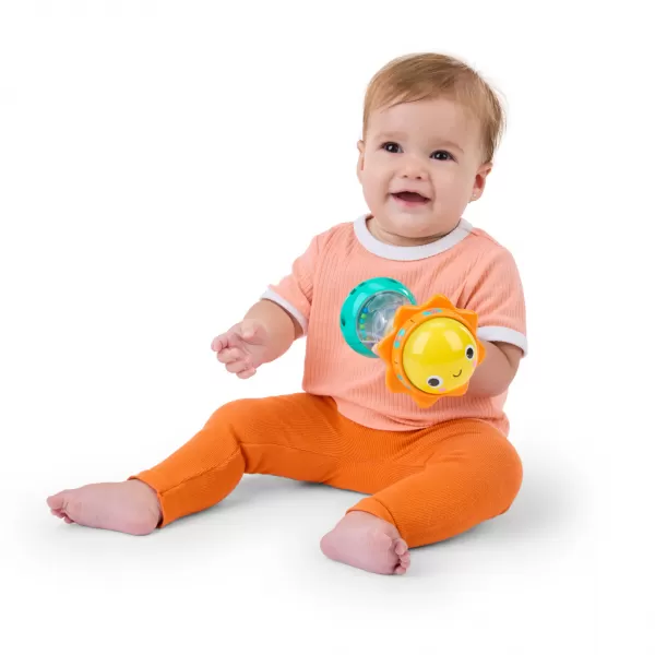 BRIGHT STARTS Hračka hudební chrastítko sluníčko Just for Sun™ 6m+