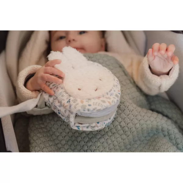 Little Dutch Závěsná textilní knížka králíček Miffy Lucky Leaves