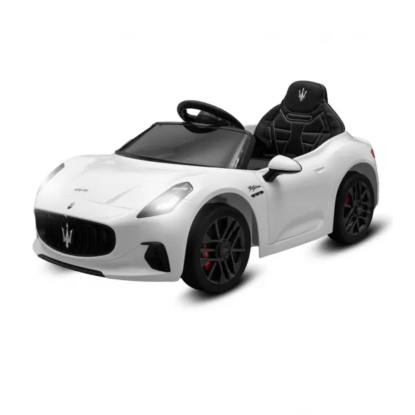 Baby Mix Elektrické autíčko Maserati GranTurismo bílé