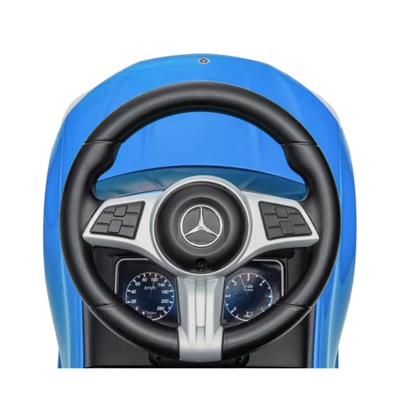 Milly Mally Odrážedlo s vodící tyčí MERCEDES C-Class Deluxe Blue