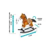 Milly Mally Houpací koník s melodií Mustang světle hnědý
