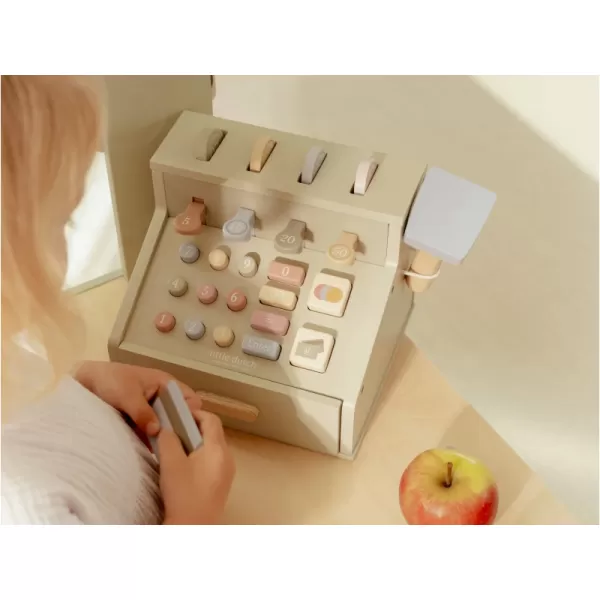 Little Dutch Pokladna se skenerem a čtečkou karet dřevěná