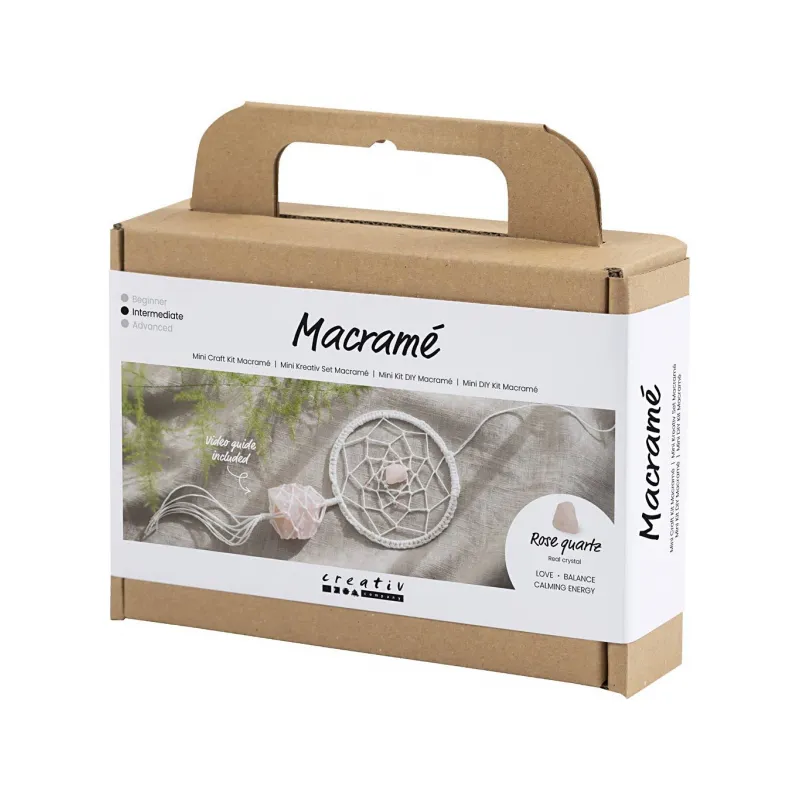 Creativ Company Kreativní sada Mini Craft Kit Macramé Dreamcatcher