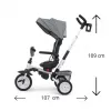 Milly Mally Dětská tříkolka 6v1 Stanley grey