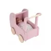 Little Dutch Kočárek pro panenky dřevěný s peřinkou