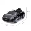 Milly Mally Elektrické autíčko Audi R8 Spyder Black