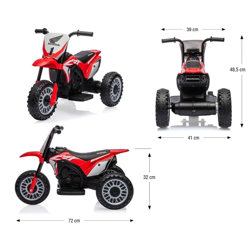 Milly Mally Elektrická motorka Honda CRF 450R
