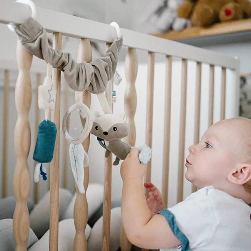 BABYONO Hrazdička závěsná Raccoon 0m+