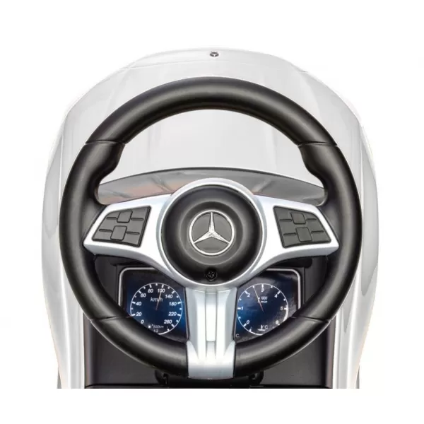 Milly Mally Odrážedlo s vodící tyčí MERCEDES C-Class Deluxe White