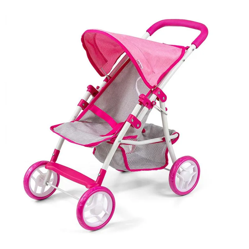 Milly Mally Dětský sportovní kočárek pro panenky Natalie Prestige Pink