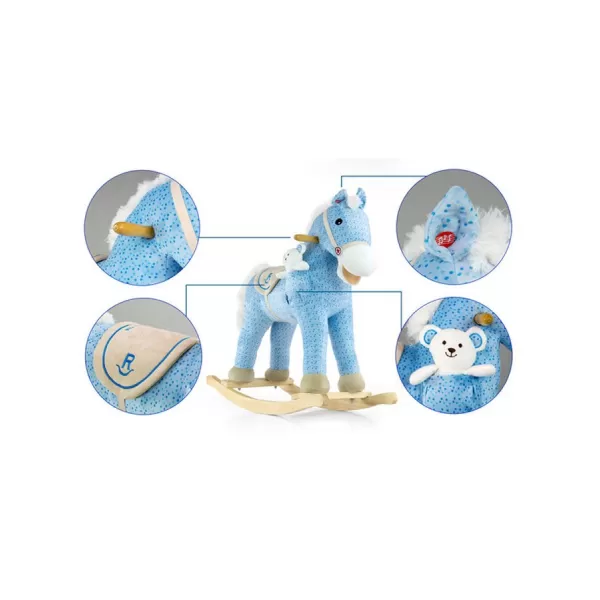 Milly Mally Houpací koník s melodií Pony Gray Dot