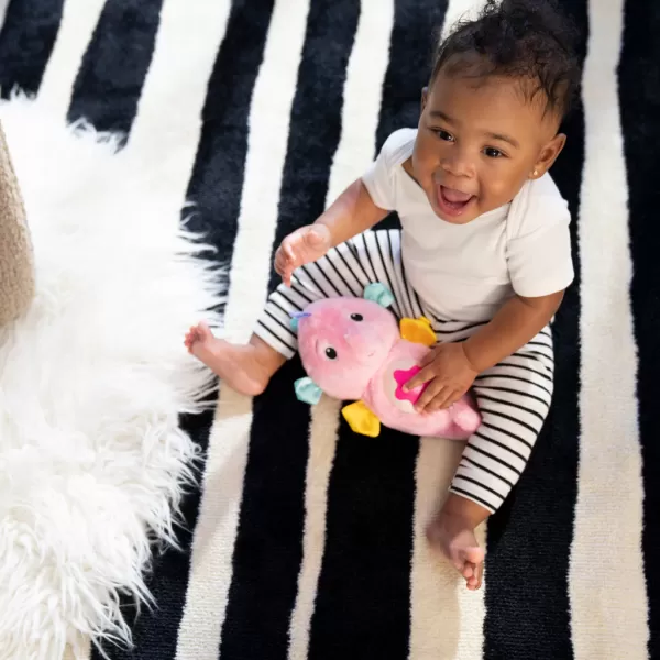 BABY EINSTEIN Hračka uklidňující se senzorem pláče mořský koník růžový Sea Dreams Seahorse™ 0m+