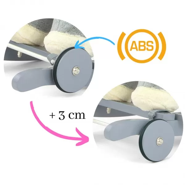 Milly Mally Houpací koník s melodií a kolečky Polly hnědý