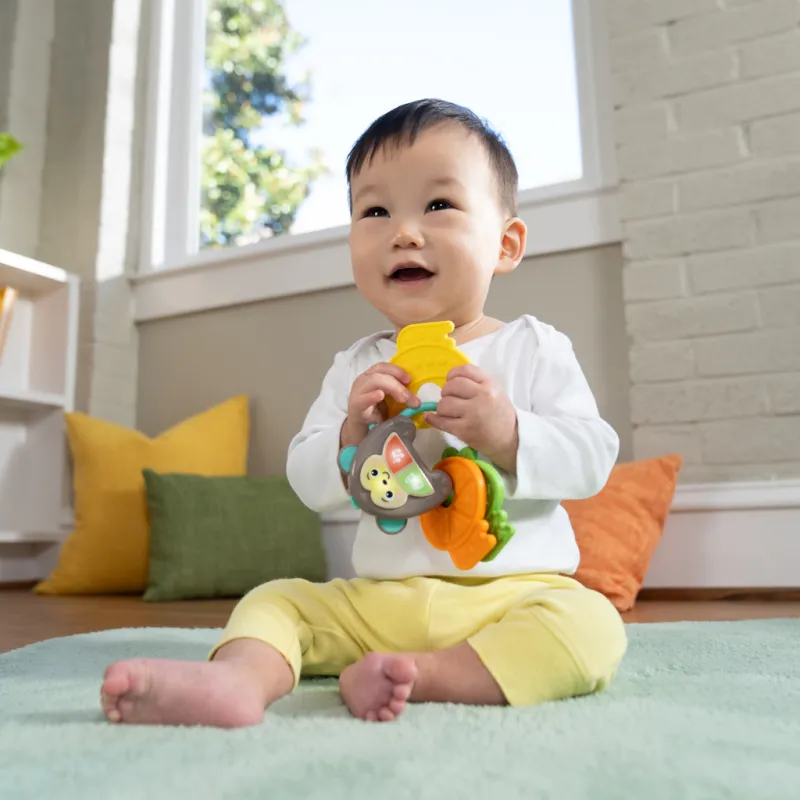BRIGHT STARTS Hračka hudební klíče MonKeys™ 6m+