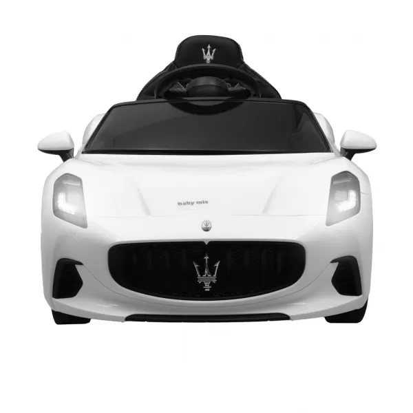 Baby Mix Elektrické autíčko Maserati GranTurismo bílé