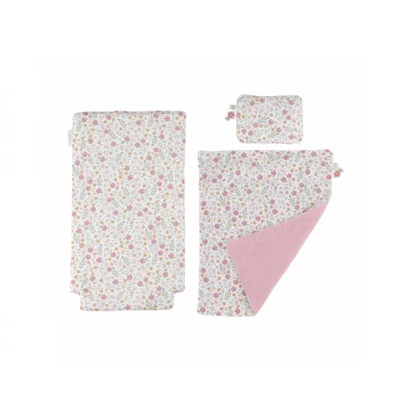 Little Dutch Kočárek pro panenky dřevěný s peřinkou