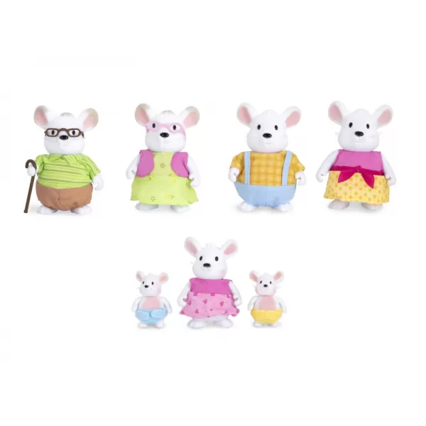 Li‘l Woodzeez Rodina myší s prarodiči Nibblekin