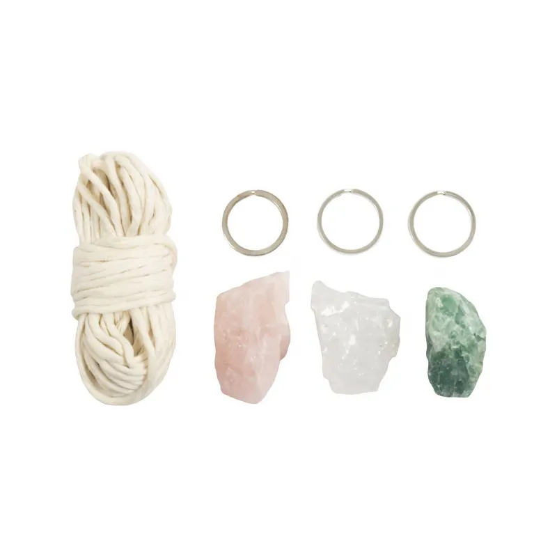 Creativ Company Kreativní sada Mini Craft Kit Macramé Key Rings