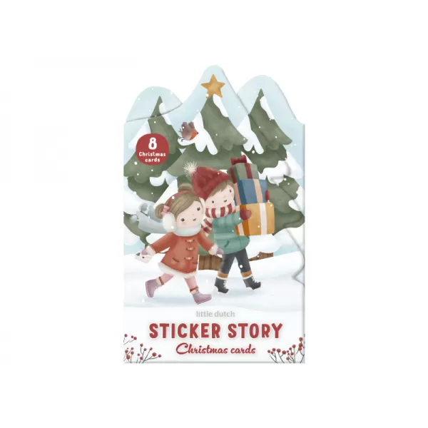 Little Dutch Sada se samolepkami Vánoční přání