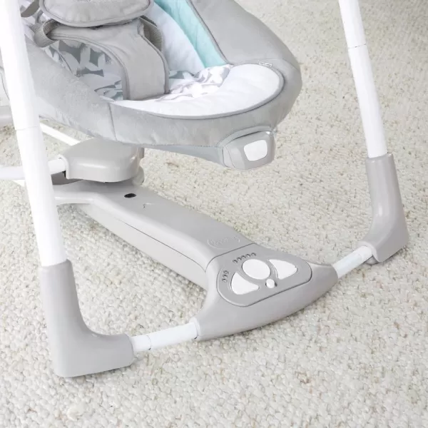 INGENUITY Houpačka konvertibilní vibrující s melodií Raylan 2v1, 0m+ do 9 kg
