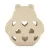 PETITE&MARS Hračka silikonová s chrastítkem Bear Basil 0m+