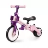 Milly Mally Dětská tříkolka 5v1 Optimus Max s vodící tyčí pink