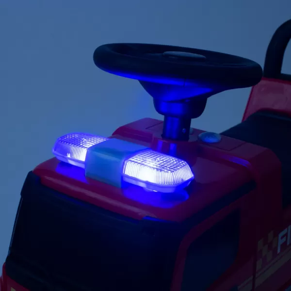 Baby Mix Dětské odrážedlo se zvukem Mercedes HASIČI červené