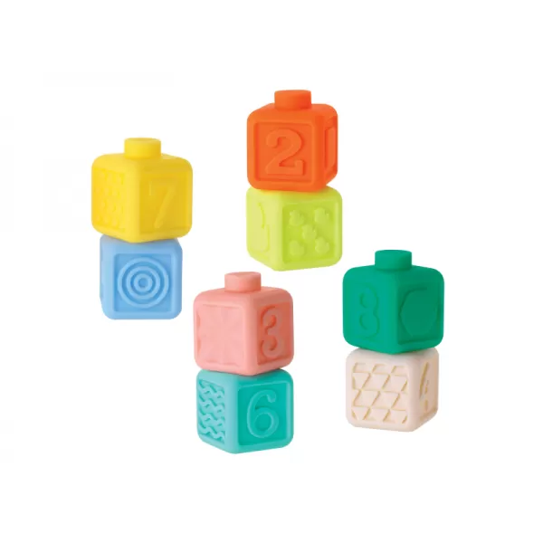 Infantino Kostky Squeeze & Stack 8 ks