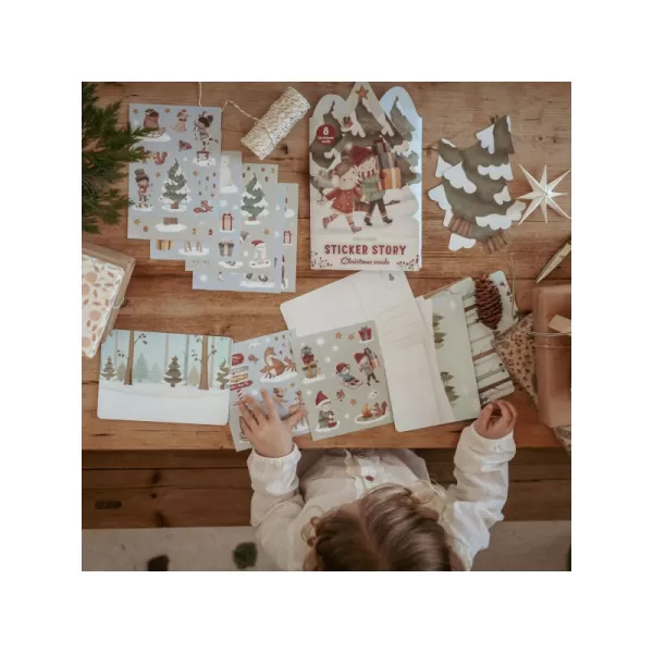 Little Dutch Sada se samolepkami Vánoční přání