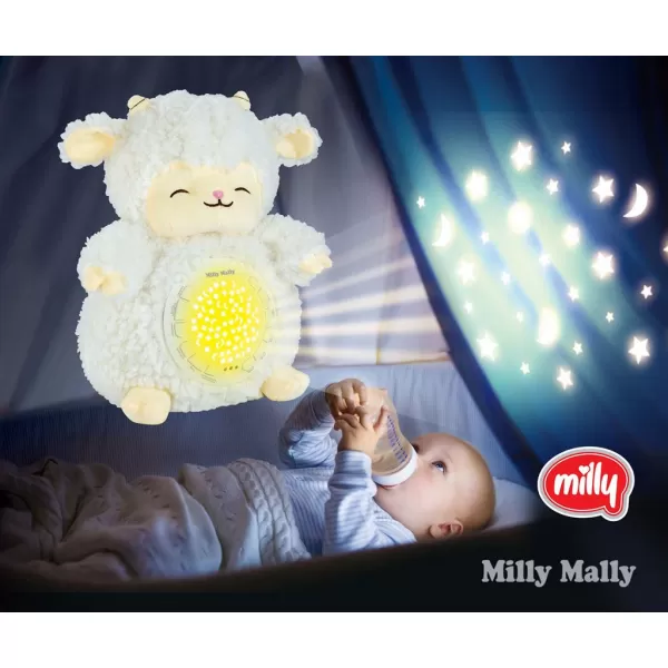 Milly Mally Plyšový usínáček ovečka s projektorem