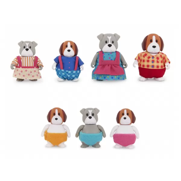 Li‘l Woodzeez Rodina pejsků velká Digglesby