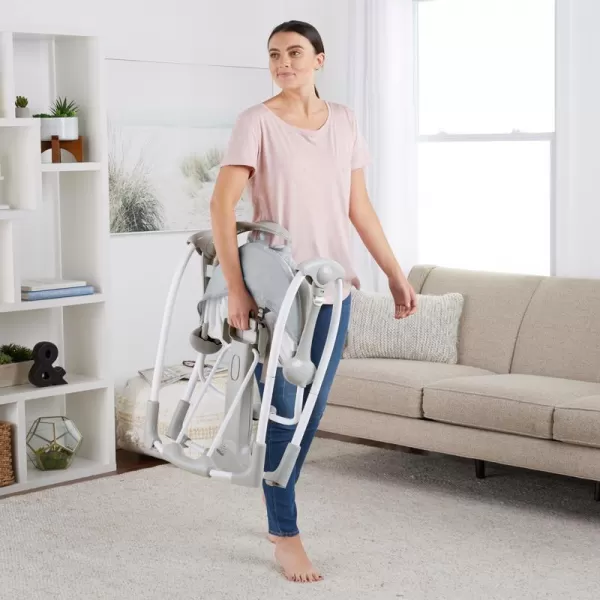 INGENUITY Houpačka konvertibilní vibrující s melodií Raylan 2v1, 0m+ do 9 kg