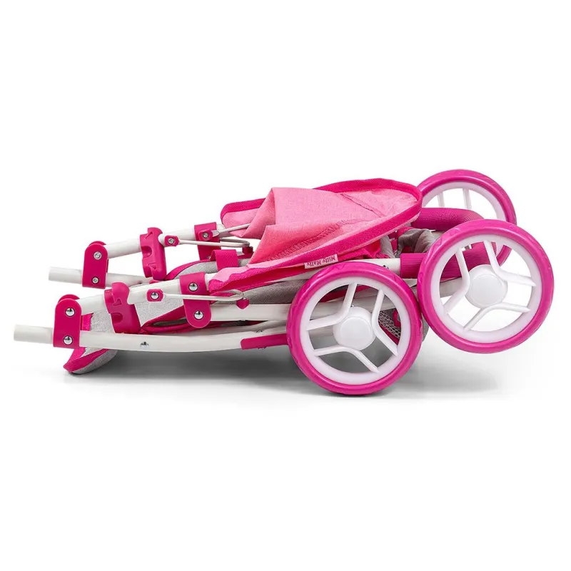 Milly Mally Dětský sportovní kočárek pro panenky Natalie Prestige Pink