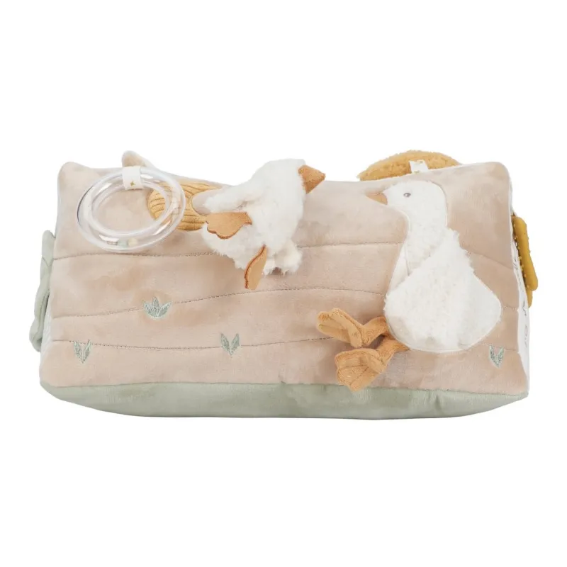 Little Dutch Polštářek trojhranný s aktivitami Newborn Naturals