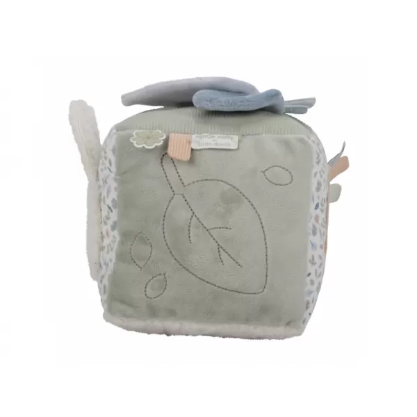 Little Dutch Kostka textilní s aktivitami králíček Miffy Lucky Leaves