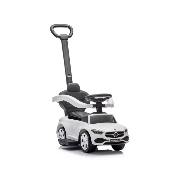 Milly Mally Odrážedlo s vodící tyčí MERCEDES C-Class Deluxe White