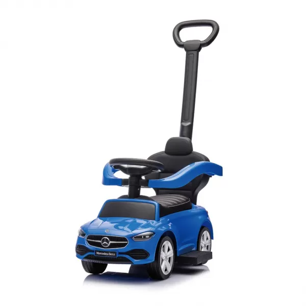 Milly Mally Odrážedlo s vodící tyčí MERCEDES C-Class Deluxe Blue