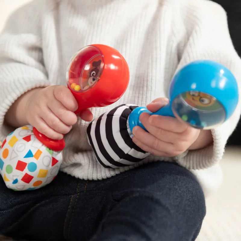 BABY EINSTEIN Hračka chrastítko Shake & Groove™ 2ks, 0m+