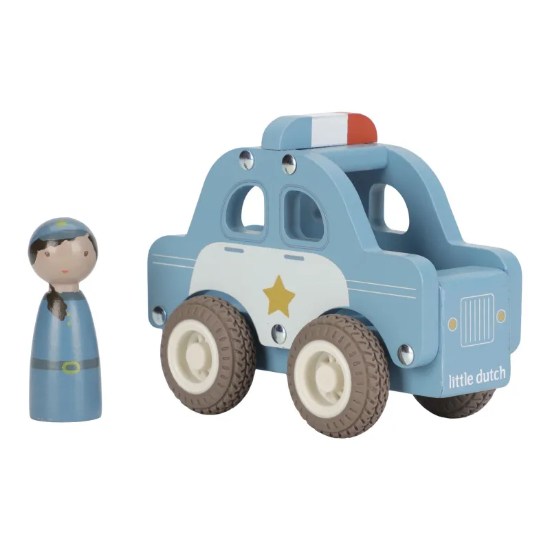 Little Dutch Policejní auto dřevěné