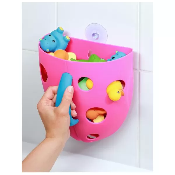 Akuku Plastový box na hračky do vany šedý