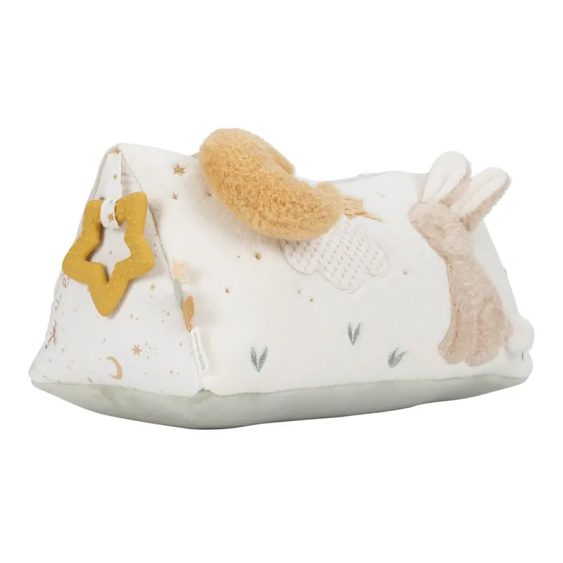 Little Dutch Polštářek trojhranný s aktivitami Newborn Naturals