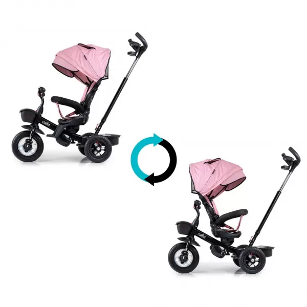 Milly Mally Dětská tříkolka Movi black-pink