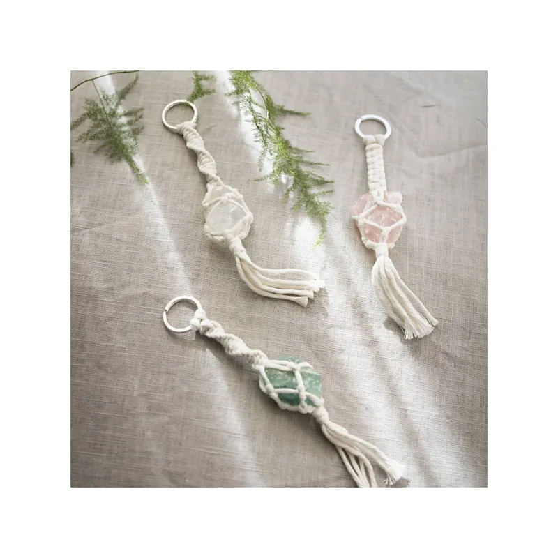 Creativ Company Kreativní sada Mini Craft Kit Macramé Key Rings