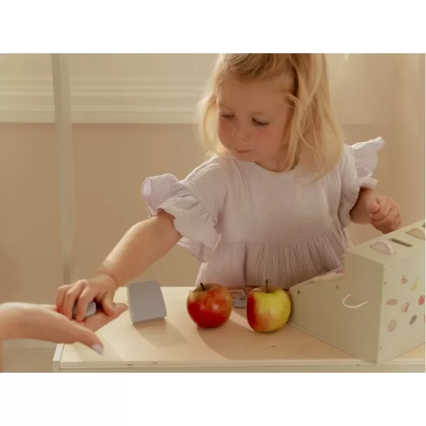 Little Dutch Pokladna se skenerem a čtečkou karet dřevěná