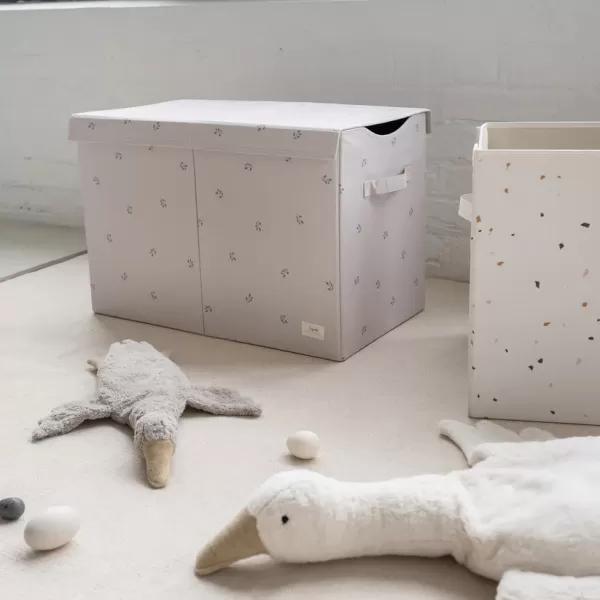 3 SPROUTS Truhla na hračky Recycled Blueberry Taupe