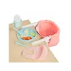 LullaBaby Židlička ke stolu pro panenky s doplňky