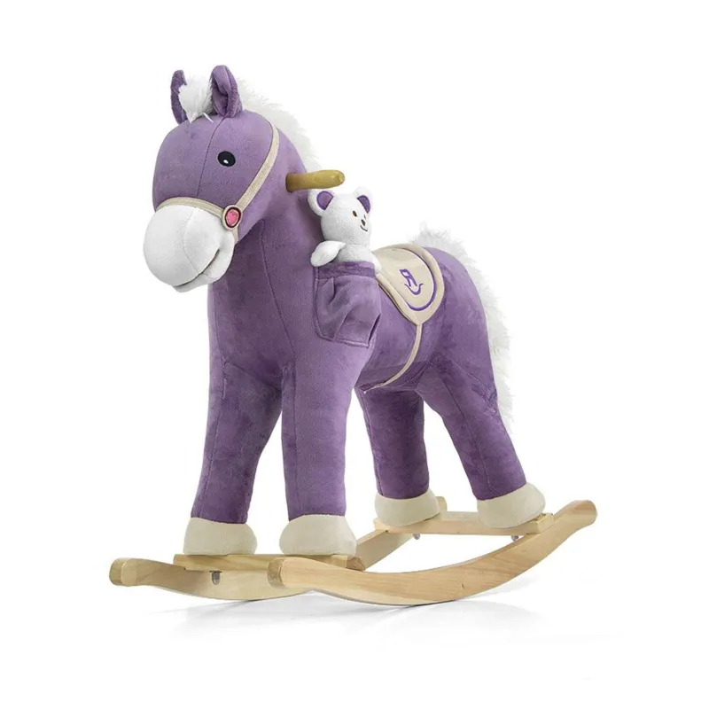 Milly Mally Houpací koník s melodií Pony fialový