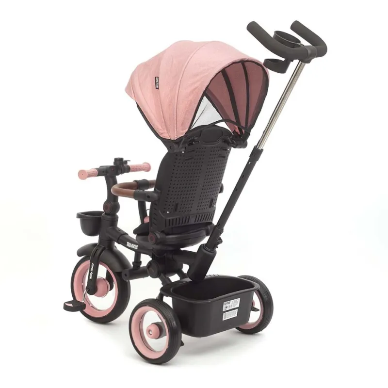 Milly Mally Luxusní dětská tříkolka s osvětlením Twinkle pink